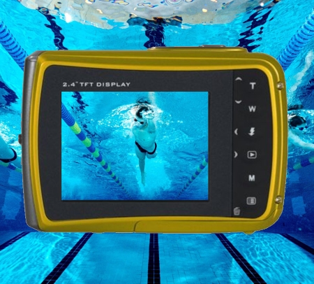 Cámaras de vídeo sumergibles para natación